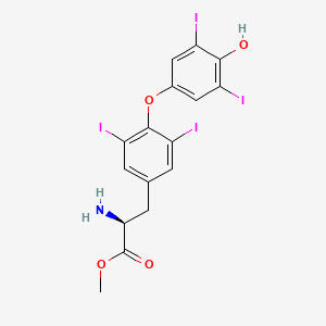 Chemical structure of Thyroxine methyl ester