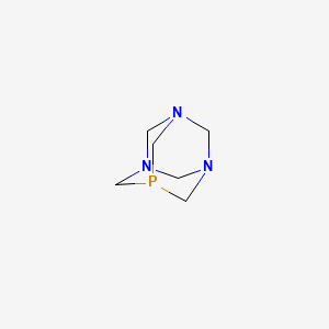 Chemical structure of 1,3,5-Triaza-7-phosphaadamantane
