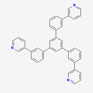 Chemical structure of 1,3,5-Tri[(3-pyridyl)-phen-3-yl]benzene