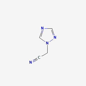 Chemical structure of 2-(1,2,4-Triazol-1-yl)acetonitrile