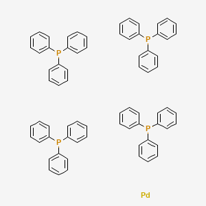 Chemical structure of Tetrakis(triphenylphosphine)palladium