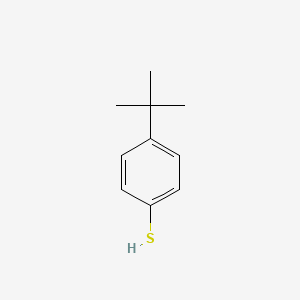 Chemical structure of 4-tert-Butylbenzenethiol