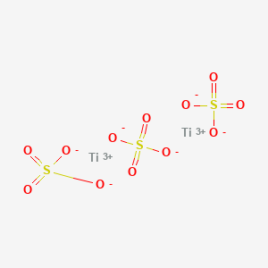 Chemical structure of Titanium(III) sulfate