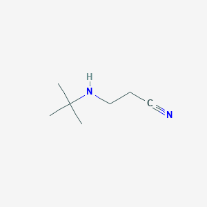 Chemical structure of 3-(tert-Butylamino)propionitrile