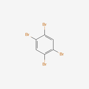 Chemical structure of 1,2,4,5-Tetrabromobenzene