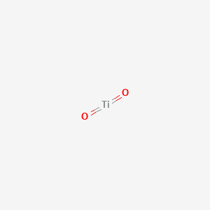 Chemical structure of Titanium dioxide