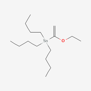 Chemical structure of Tributyl(1-ethoxyvinyl)tin