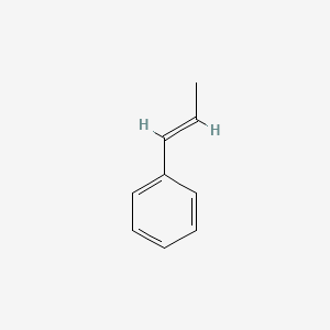 Chemical structure of trans-β-Methylstyrene