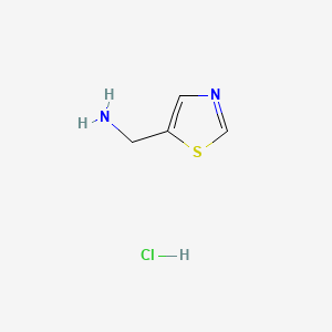 Chemical structure of (Thiazol-5-yl)methanamine hydrochloride