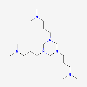 Chemical structure of 1,3,5-Tris[3-(Dimethylamino)Propyl]Hexahydro-1,3,5-Triazine