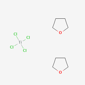 Chemical structure of Titanium(IV) chloride tetrahydrofuran complex