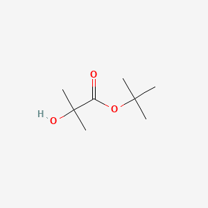 Chemical structure of tert-Butyl alpha-hydroxyisobutyrate