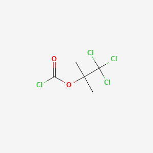 Chemical structure of 2,2,2-Trichloro-1,1-dimethylethyl chloroformate