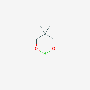 Chemical structure of 2,5,5-trimethyl-1,3,2-dioxaborinane