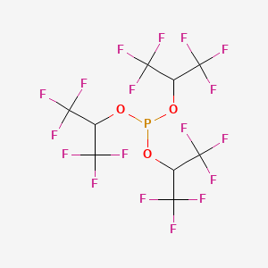 Chemical structure of Tris(1,1,1,3,3,3-hexafluoro-2-propyl) Phosphite