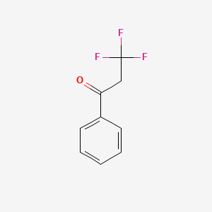 Chemical structure of 3,3,3-Trifluoro-1-phenylpropan-1-one