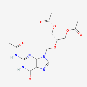 Chemical structure of Triacetylganciclovir
