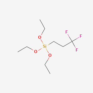 Chemical structure of Triethoxy(3,3,3-trifluoropropyl)silane