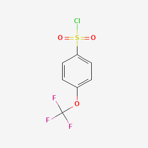 Chemical structure of 4-(Trifluoromethoxy)benzenesulfonyl chloride