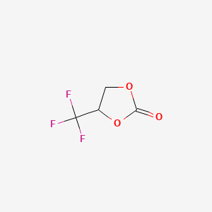 Chemical structure of 3,3,3-Trifluoropropylene carbonate