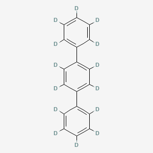 Chemical structure of p-Terphenyl-d14
