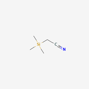 Chemical structure of (Trimethylsilyl)acetonitrile