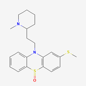 Chemical structure of Thioridazine 5-Sulfoxide