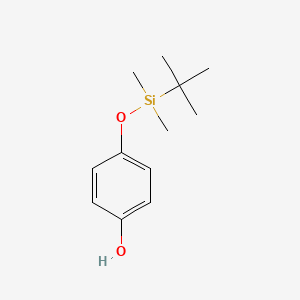 Chemical structure of 4-(tert-Butyldimethylsiloxy)phenol