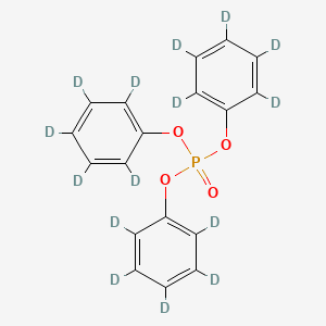Chemical structure of Triphenyl Phosphate-d15