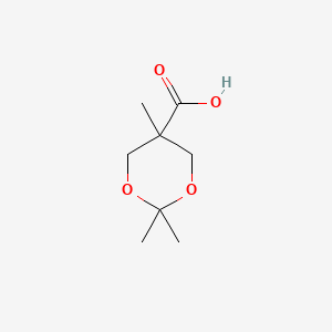 Chemical structure of 2,2,5-Trimethyl-1,3-dioxane-5-carboxylic Acid