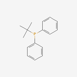 Chemical structure of tert-Butyldiphenylphosphine