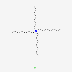 Chemical structure of Tetraheptylammonium chloride