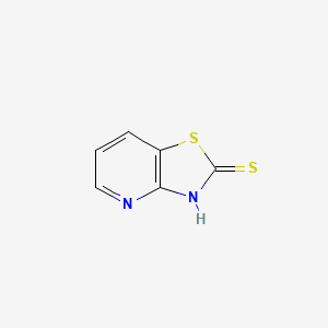 Chemical structure of Thiazolo[4,5-b]pyridine-2-thiol