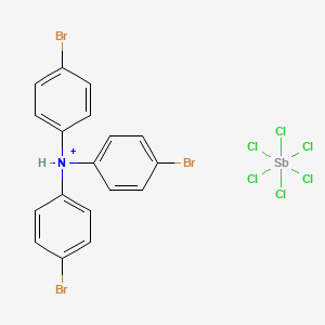 Chemical structure of Tris(4-bromophenyl)ammoniumyl hexachloroantimonate