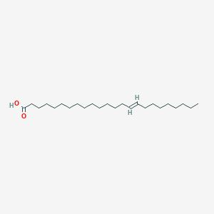 Chemical structure of trans-Nervonic acid