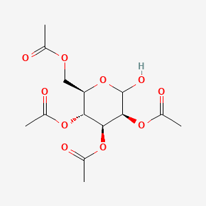 Chemical structure of 2,3,4,6-Tetra-O-acetyl-D-mannopyranose