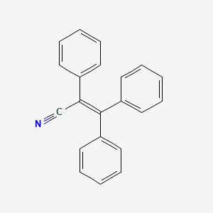 Chemical structure of Triphenylacrylonitrile