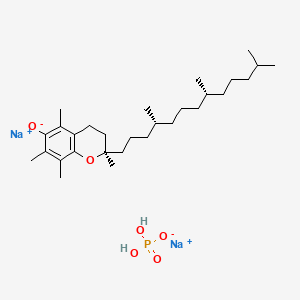 Chemical structure of α-Tocopherol Phosphate Disodium Salt