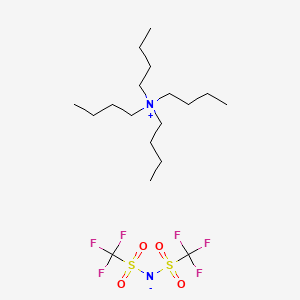 Chemical structure of Tetrabutylammonium bis-trifluoromethanesulfonimidate