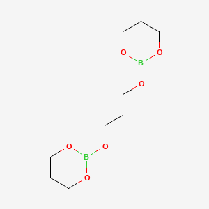 Chemical structure of Trimethylene borate