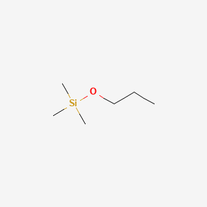 Chemical structure of Trimethyl(propoxy)silane