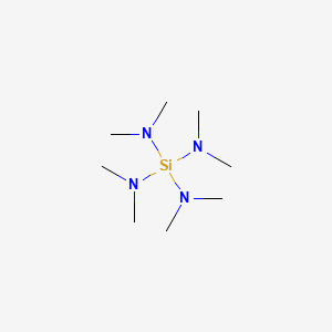 Chemical structure of Tetrakis(dimethylamido)silane