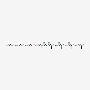 Chemical structure of trans-Phytoene
