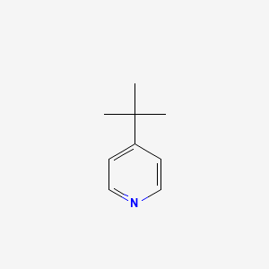 Chemical structure of 4-tert-Butylpyridine