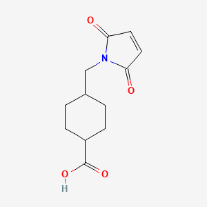 Chemical structure of trans-4-(N-Maleimidomethyl)cyclohexane-1-carboxylic Acid