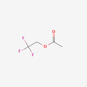 Chemical structure of 2,2,2-Trifluoroethyl Acetate
