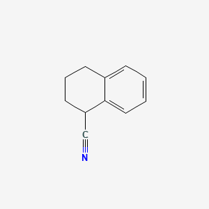 Chemical structure of 1,2,3,4-Tetrahydronaphthalene-1-carbonitrile