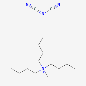 Chemical structure of Tributyl(methyl)ammonium Dicyanamide