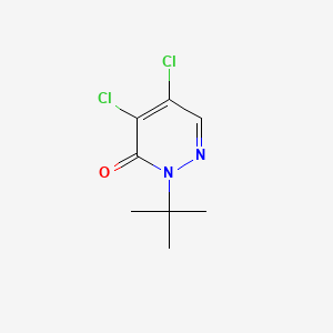 Chemical structure of 2-?tert-?Butyl-?4,?5-?dichloro-?3(2H)?-?pyridazinone