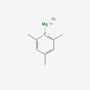 Chemical structure of 2,4,6-Trimethylphenylmagnesium bromide